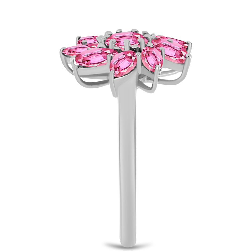 Ezüst Gyűrű Pelmadullai Rózsaszínű Turmalinnal 4 