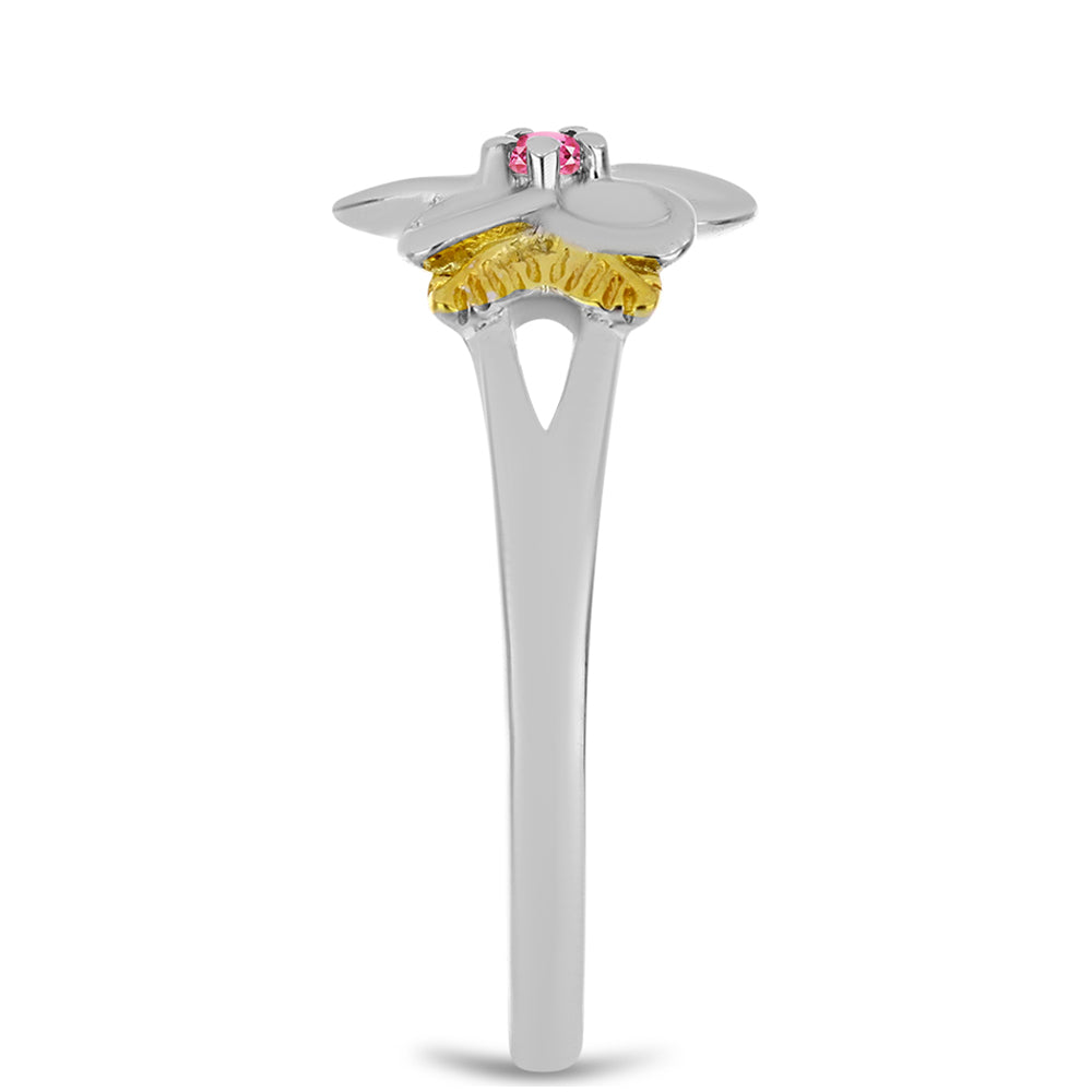 Ezüst Gyűrű Pelmadullai Rózsaszínű Turmalinnal 4 