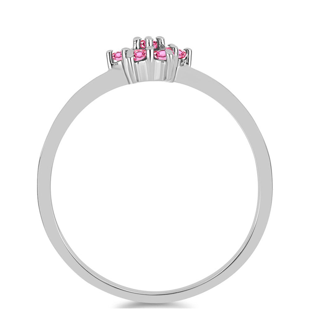 Ezüst Gyűrű Pelmadullai Rózsaszínű Turmalinnal