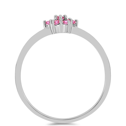 Ezüst Gyűrű Pelmadullai Rózsaszínű Turmalinnal