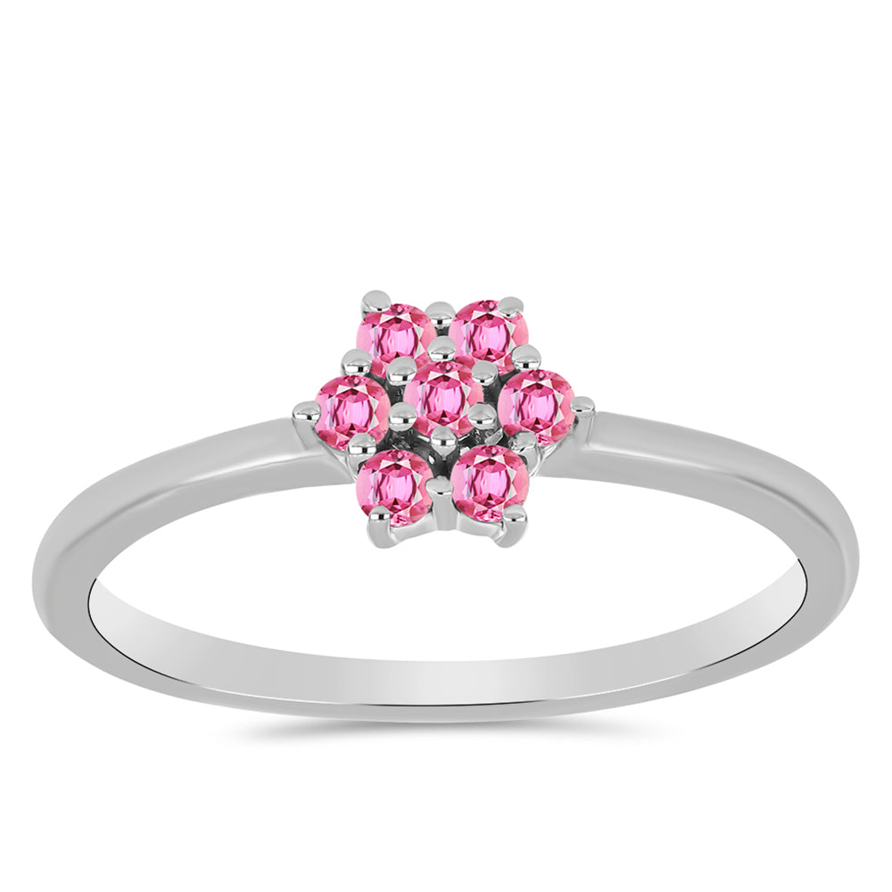 Ezüst Gyűrű Pelmadullai Rózsaszínű Turmalinnal