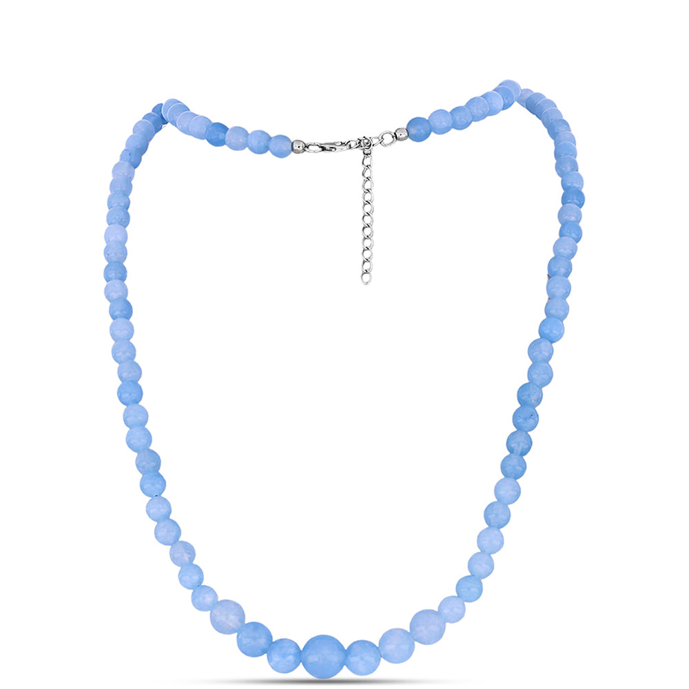 Ezüst Nyaklánc Embu Megyei Aquamarinnal 2 