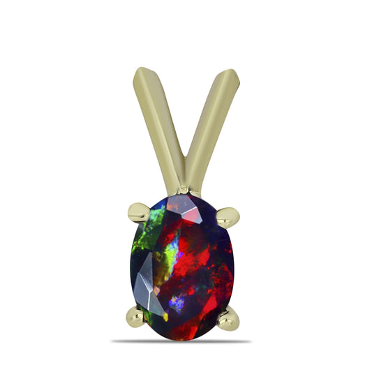 Arannyal Bevont Ezüst Medál Lega Dembi Éjfekete Etiópiai Opállal