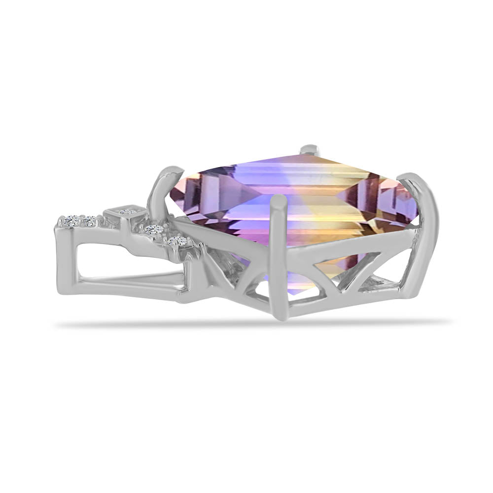 Ezüst Medál Anahi Ametrinnel és Fehér Topázzal 2 