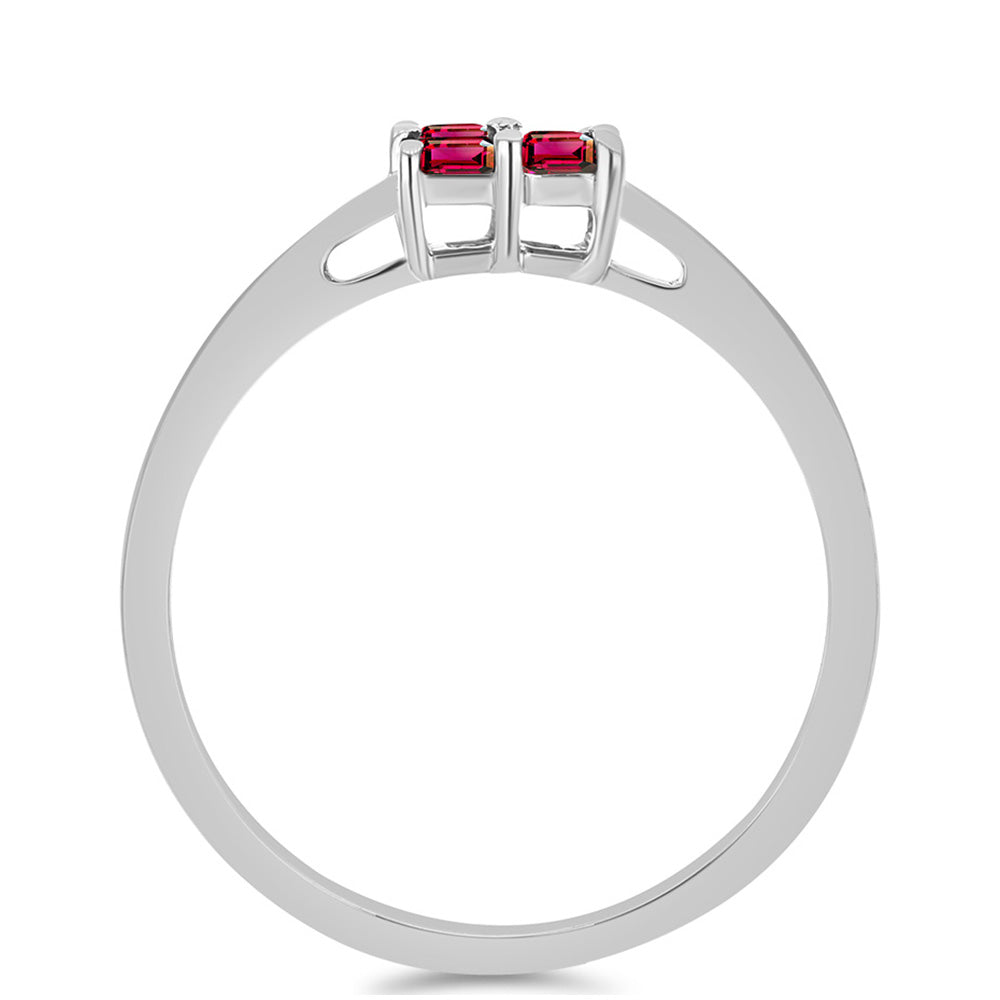 Ezüst Gyűrű Cruzeroi Rubellittel 2 