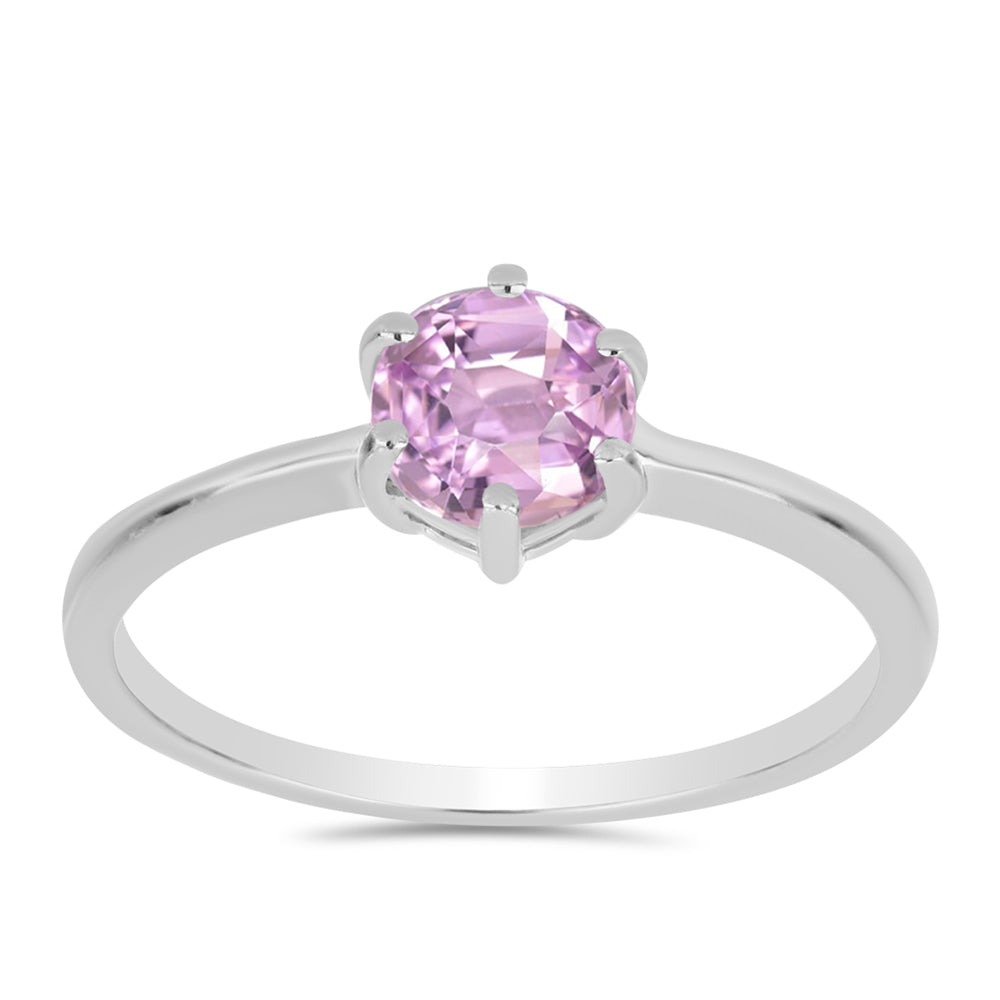 Ezüst Gyűrű Palai Kunzittal