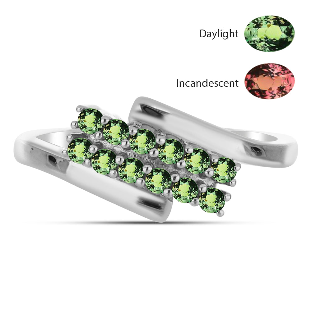 Ezüst Gyűrű Természetes Alexandrittal 1 