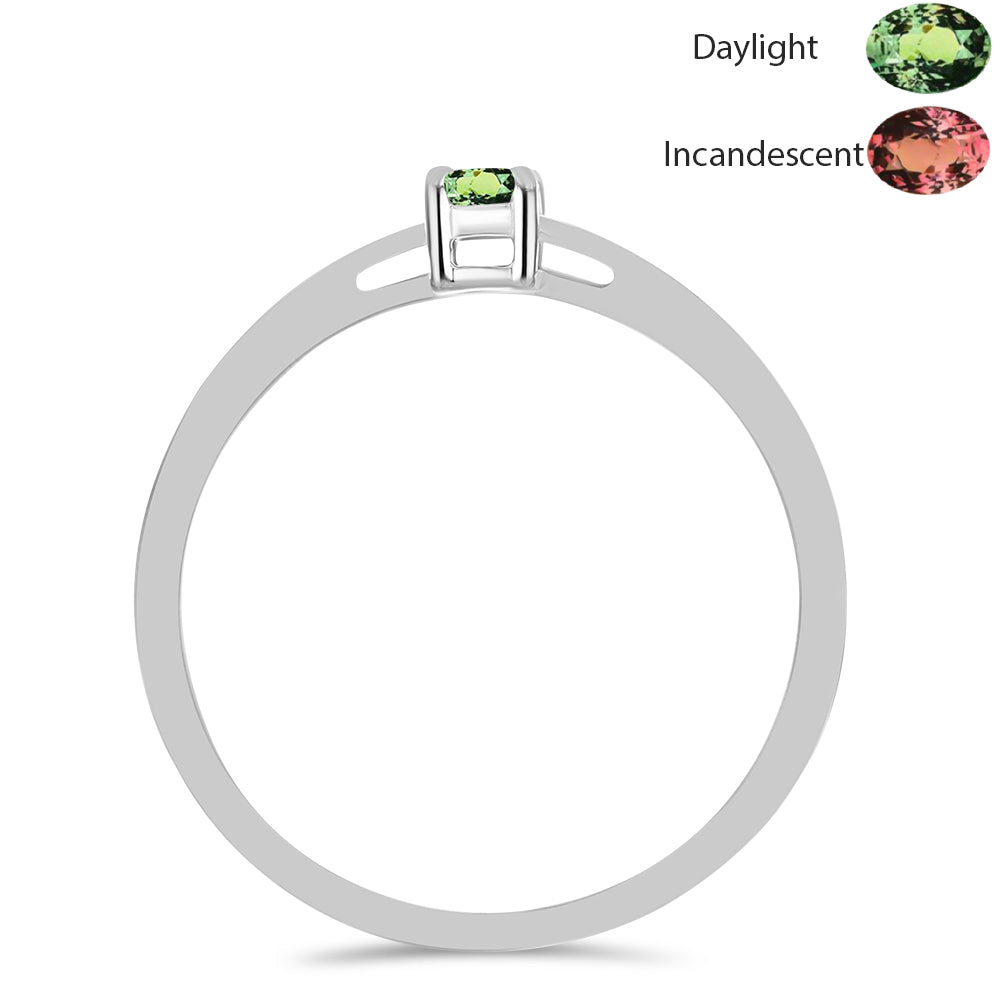 Ezüst Gyűrű Természetes Alexandrittal 2 