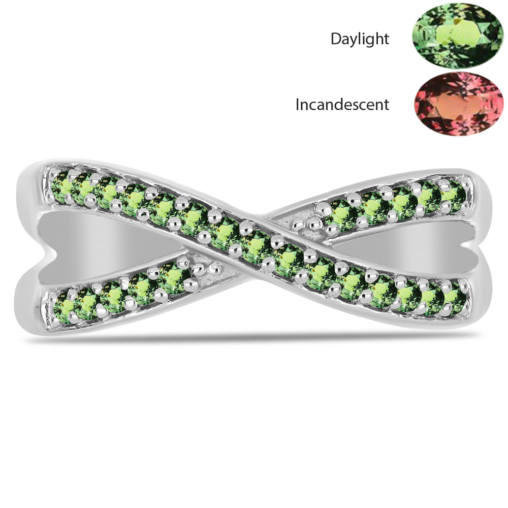 Ezüst Gyűrű Természetes Alexandrittal 1 