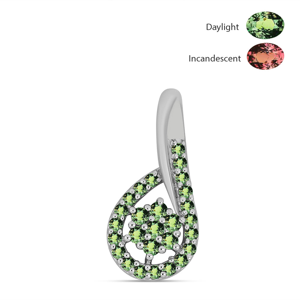 Ezüst Medál Természetes Alexandrittal 1 