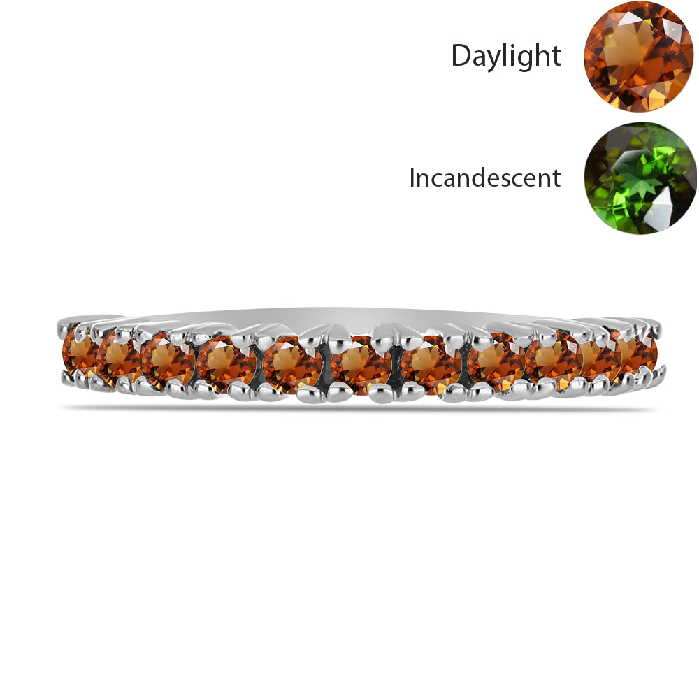 Ezüst Gyűrű Minősített laboratóriumban előállított Anatóliai Zultanit-tal 2 