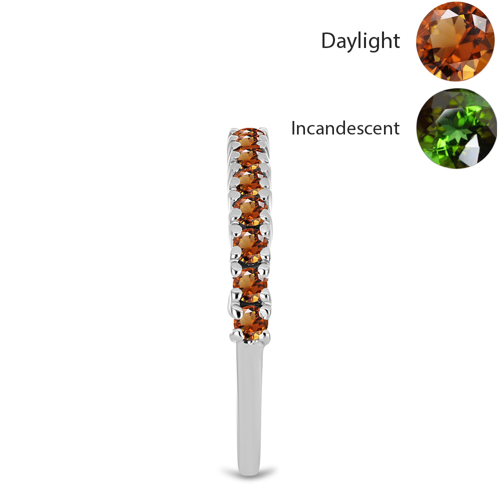 Ezüst Gyűrű Minősített laboratóriumban előállított Anatóliai Zultanit-tal 4 