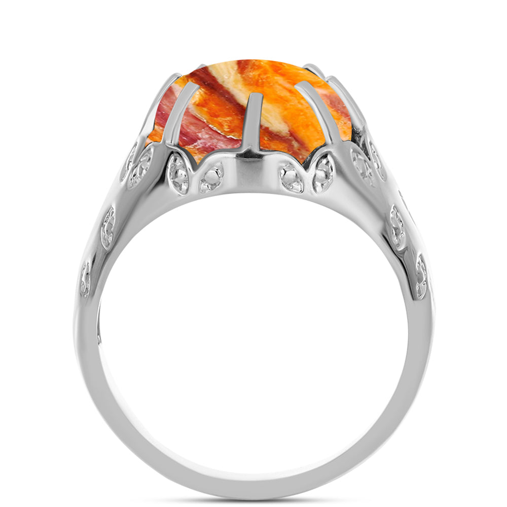 Ezüst Gyűrű Oroszlán Mancs Jáspissal 2 