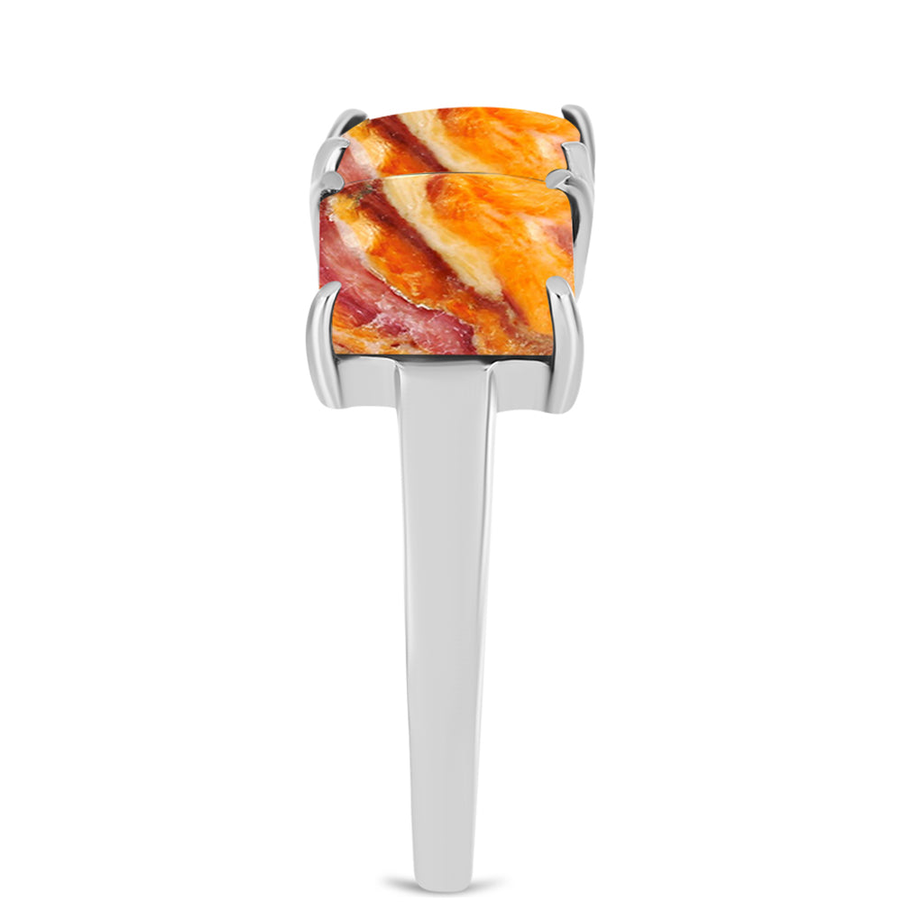 Ezüst Gyűrű Oroszlán Mancs Jáspissal 4 