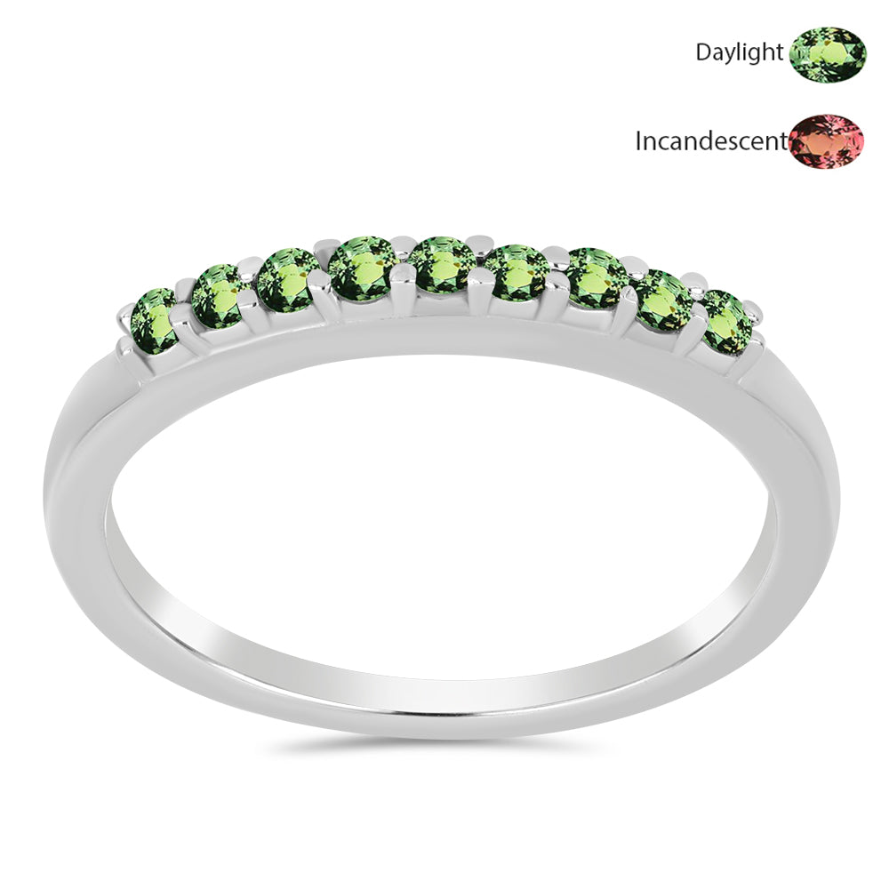 Ezüst Gyűrű Természetes Alexandrittal 1 