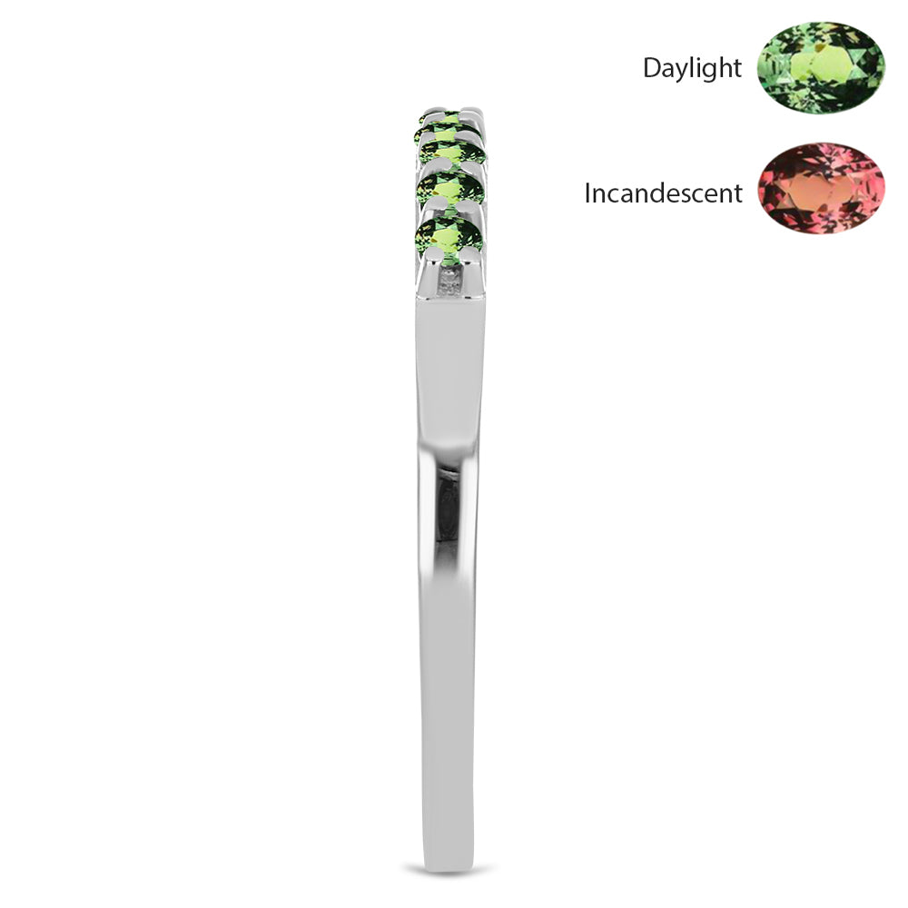 Ezüst Gyűrű Természetes Alexandrittal 4 