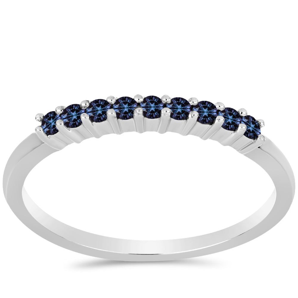 Ezüst Gyűrű "Császár Lila" Moissanite-tel 1 