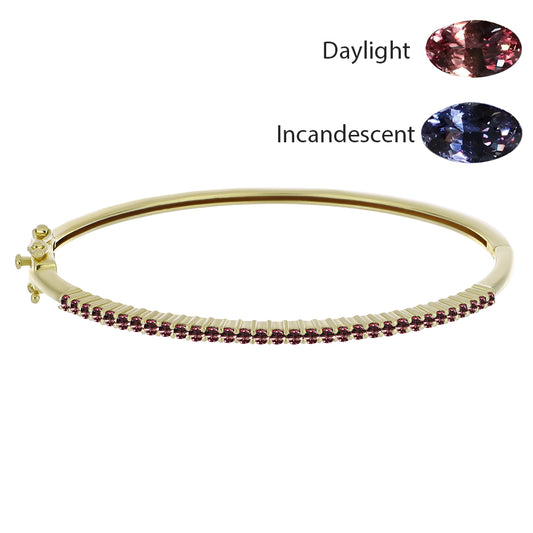 Arannyal Bevont Ezüst Karperec Tsivory Színváltós Gránáttal