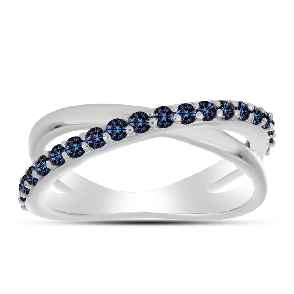 Ezüst Gyűrű "Császár Lila" Moissanite-tel 3 