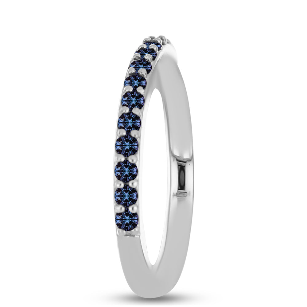 Ezüst Gyűrű "Császár Lila" Moissanite-tel 4 