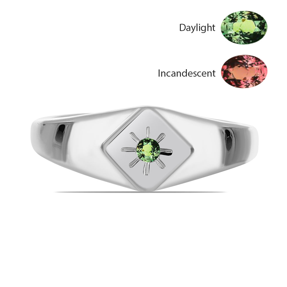 Ezüst Gyűrű Természetes Alexandrittal 2 