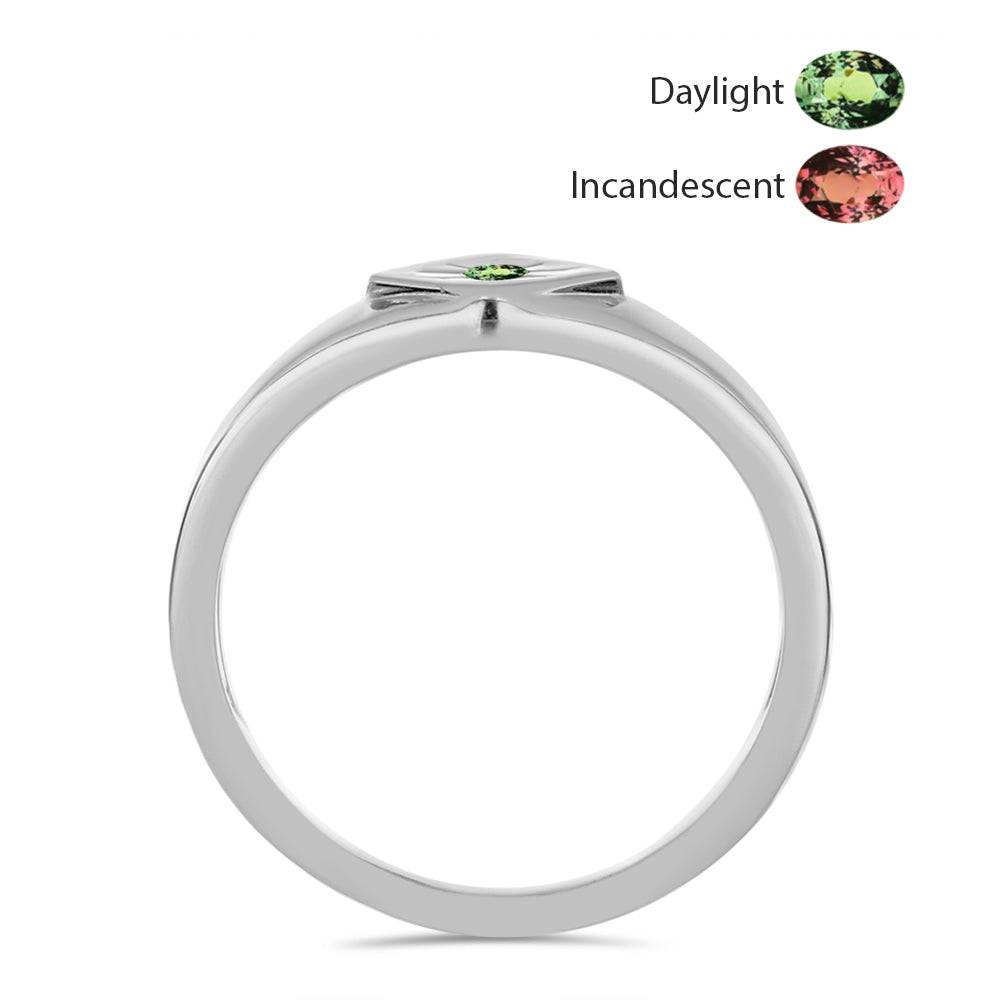 Ezüst Gyűrű Természetes Alexandrittal 3 