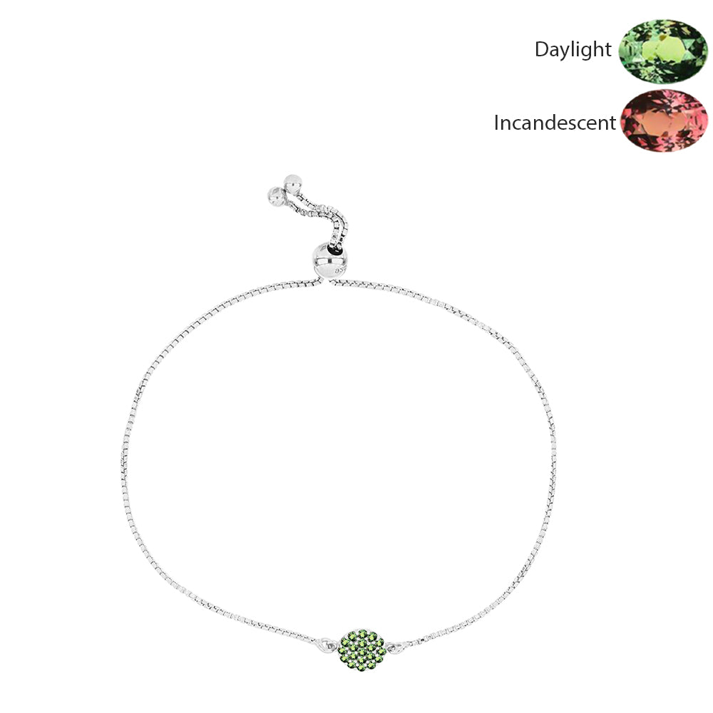 Ezüst Karkötő Természetes Alexandrittal 1 