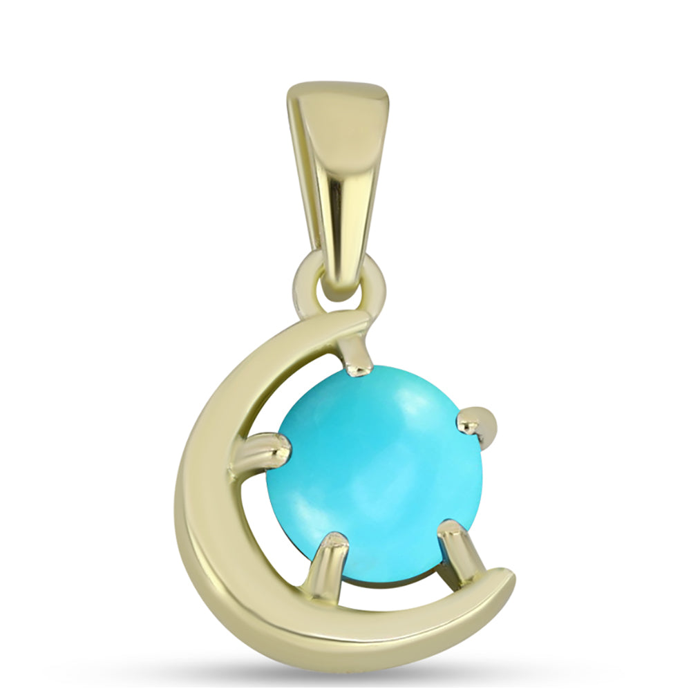 Arannyal Bevont Ezüst Medál Csipkerózsika Türkizzel 1 