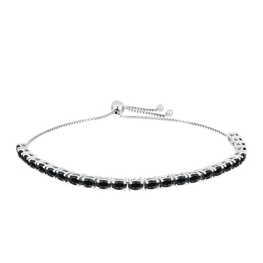 Ezüst Karkötő Obszidiánnal