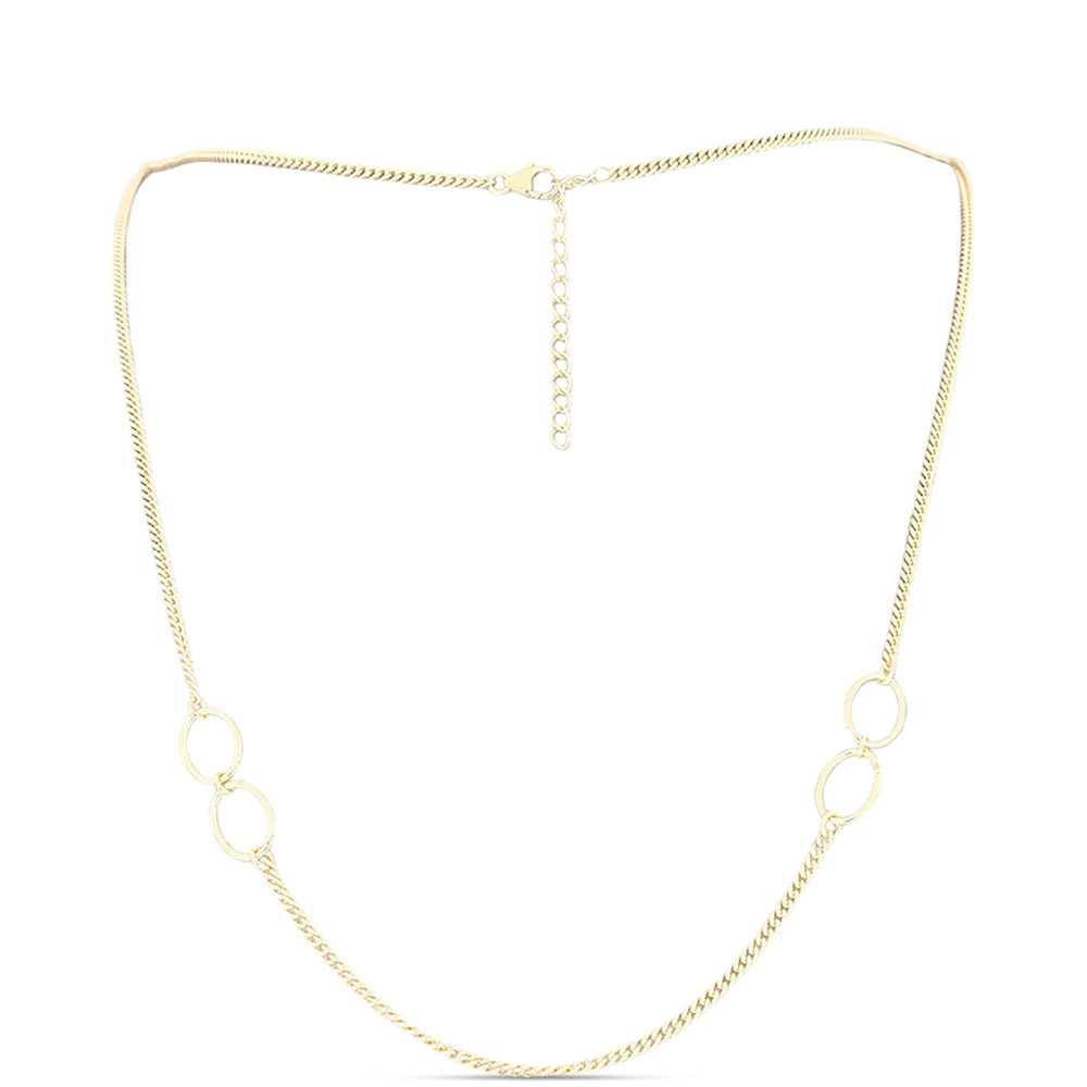 Arannyal Bevont Ezüst Lánc 1 