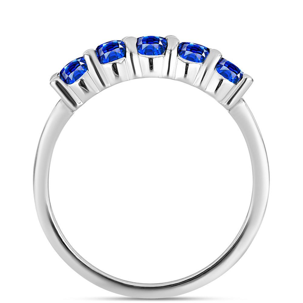 Kereszt Ezüst Szett Ausztrál Kék Zafírral ( Fülbevaló+Gyűrű+Medál )