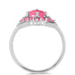 Ezüst Gyűrű Rózsaszínű Opállal