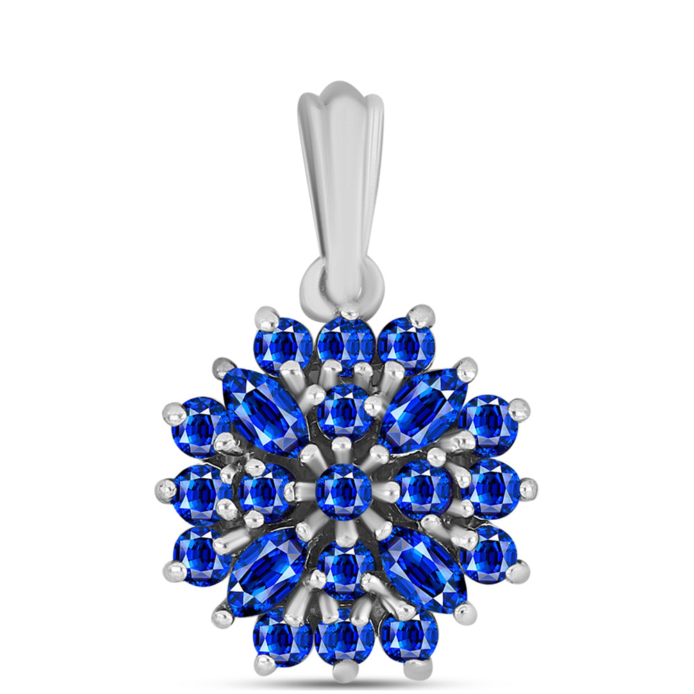 Ezüst Medál Ausztrál Kék Zafírral 1 