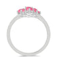 Ezüst Gyűrű Rózsaszínű Opállal