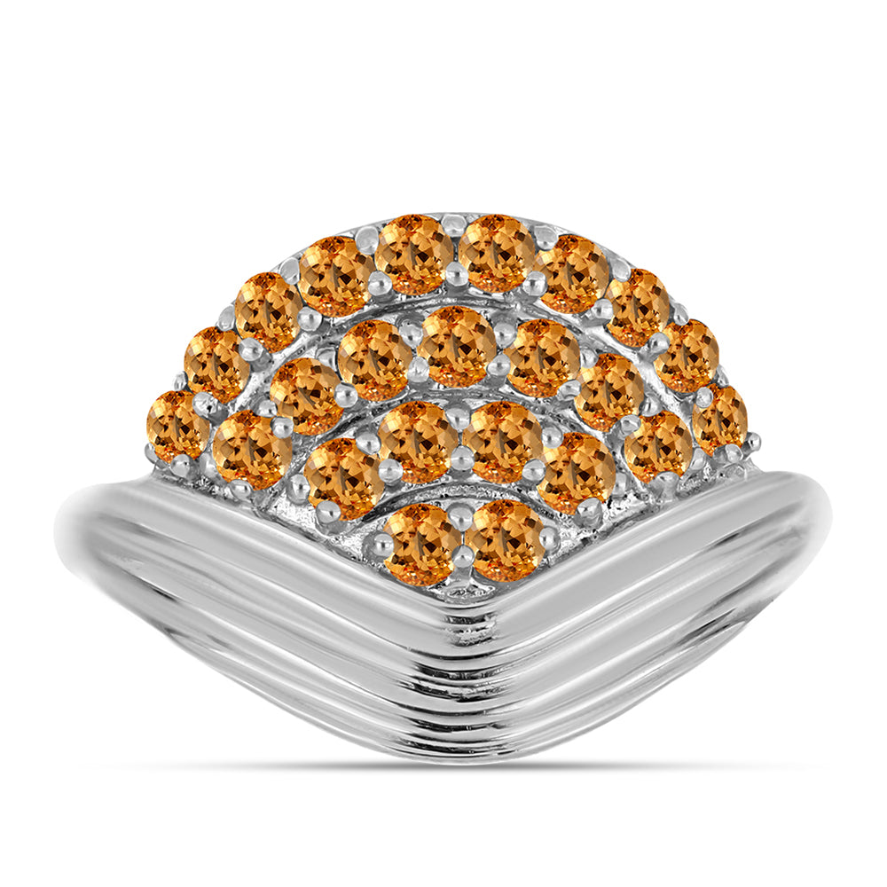 Ezüst Gyűrű "Császársárga" Topázzal