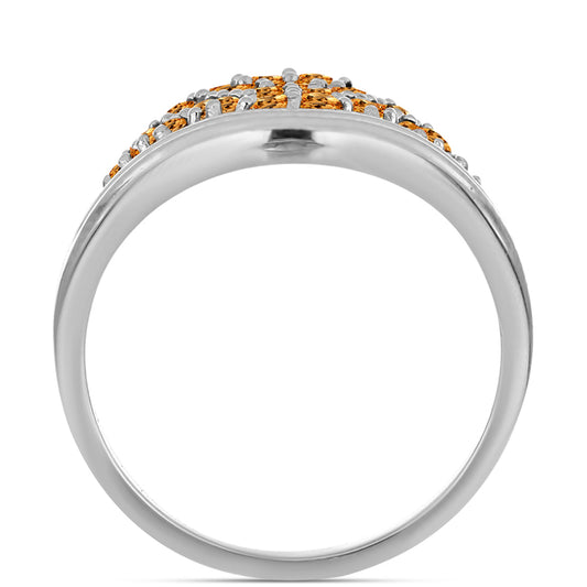 Ezüst Gyűrű "Császársárga" Topázzal