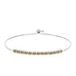 Ezüst Karkötő Pezsgő Moissanite-tal