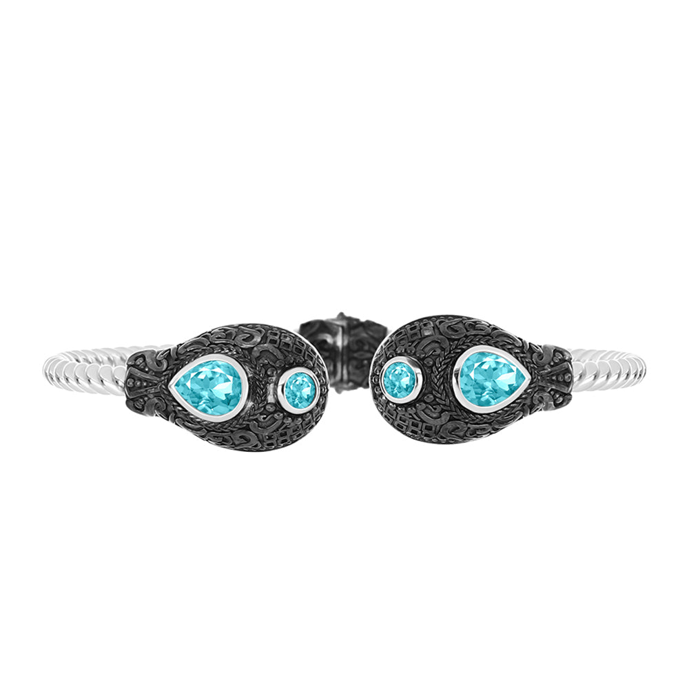 Ezüst Karperec Paraiba Kvarccal 2 