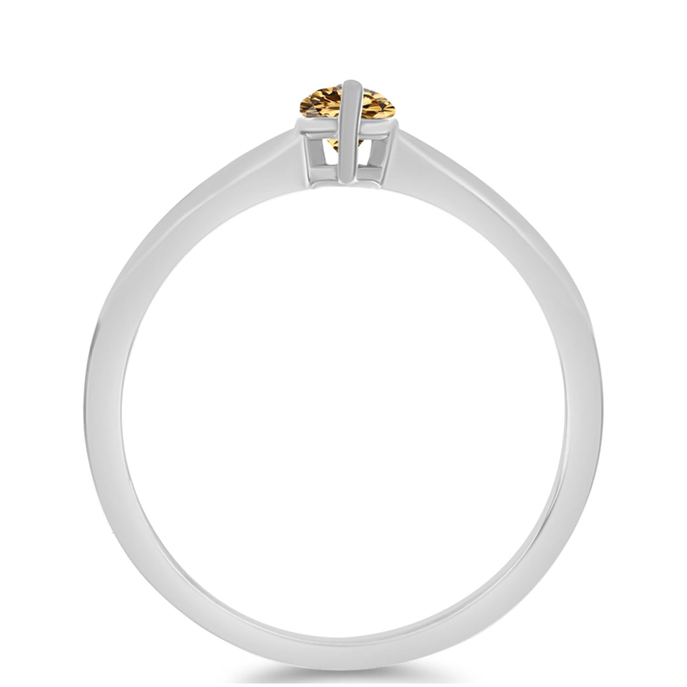 Ezüst Gyűrű Pezsgő Moissanite-tal