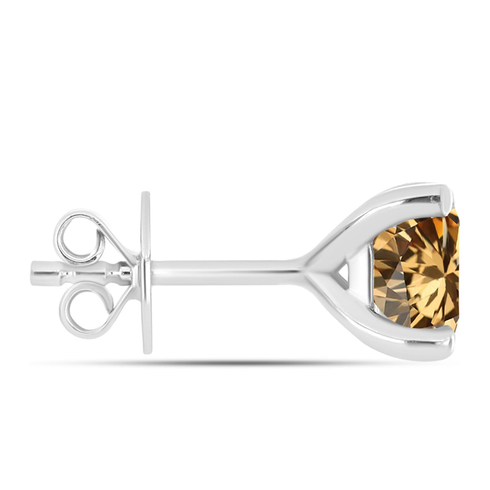 Ezüst Fülbevaló Pezsgő Moissanite-tal 2 