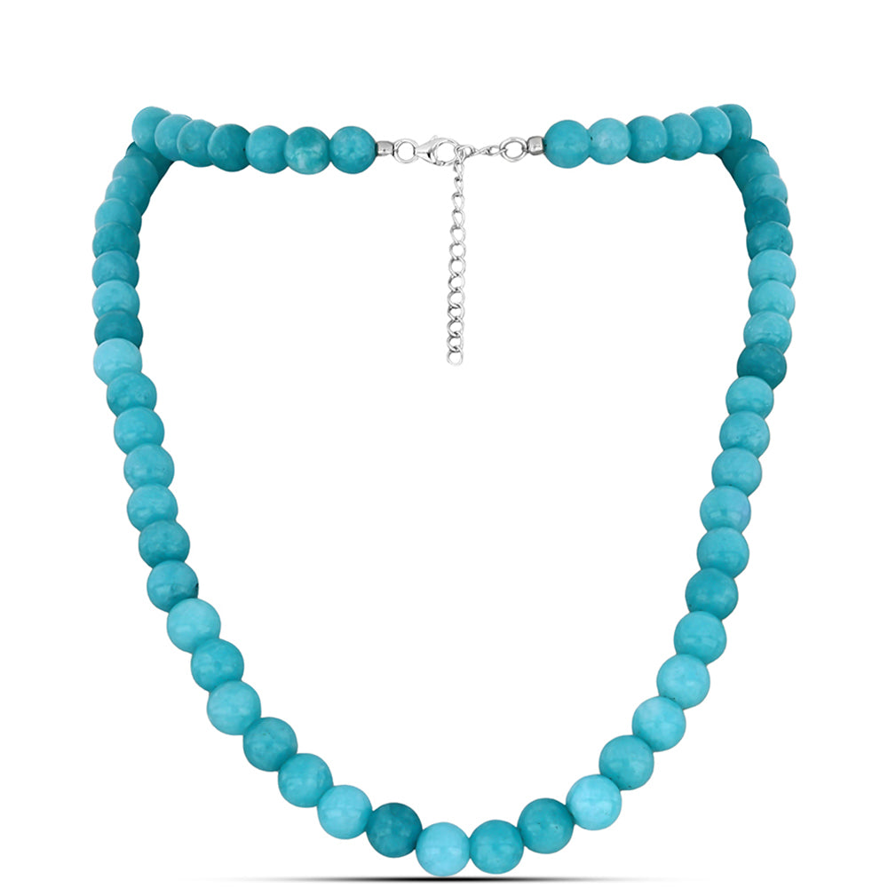 Ezüst Nyaklánc Paraiba Kvarccal 1 