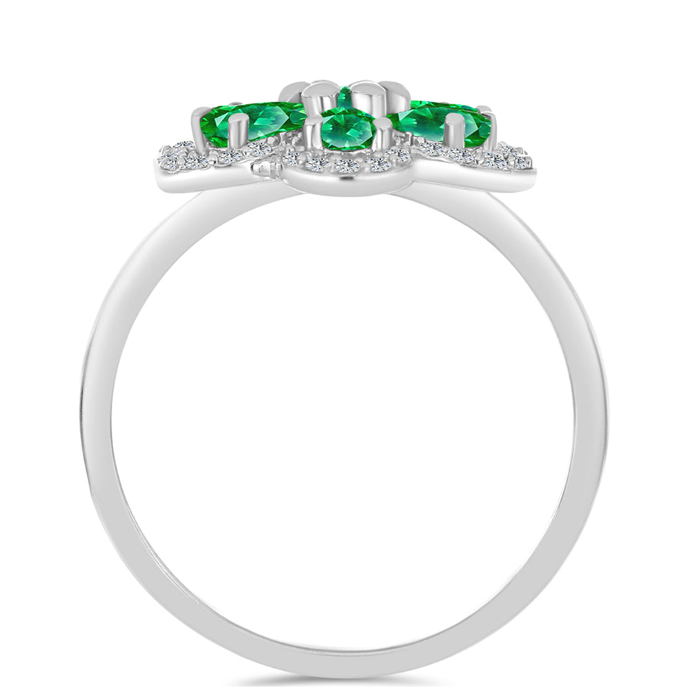 Ezüst Gyűrű Kijani Gránáttal