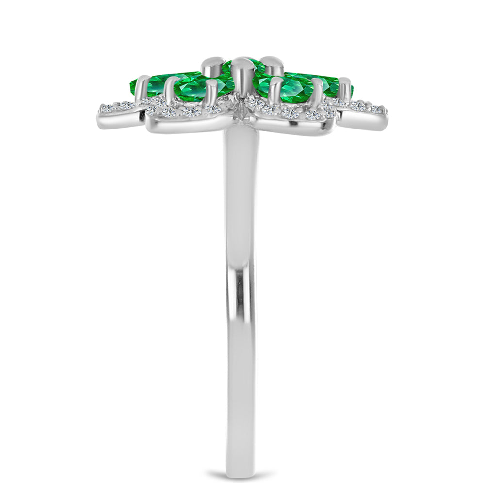 Ezüst Gyűrű Kijani Gránáttal 4 