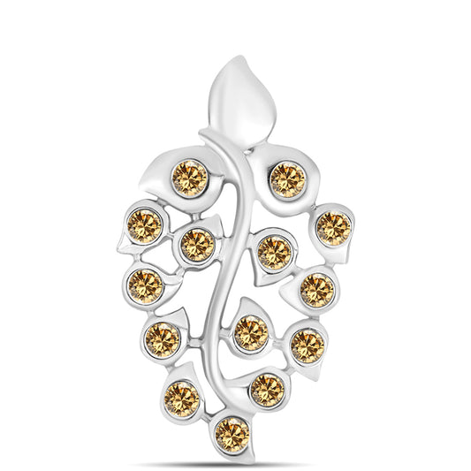 Ezüst Medál Pezsgő Moissanite-tal