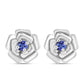 Ezüst Fülbevaló "AAA" Osztályú Tanzanittal