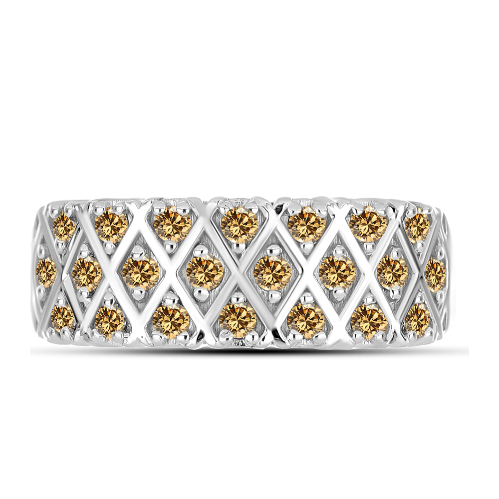 Ezüst Gyűrű Pezsgő Moissanite-tal 1 