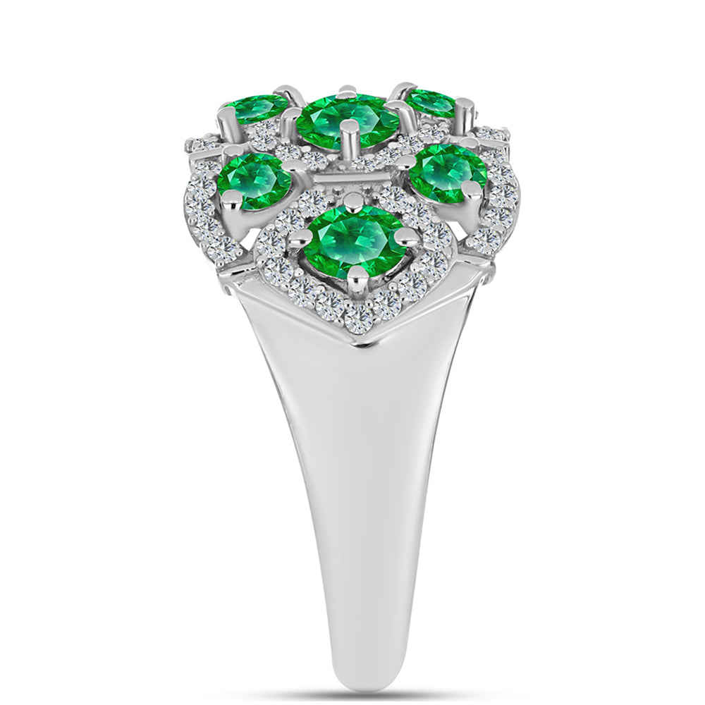 Ezüst Gyűrű Kijani Gránáttal