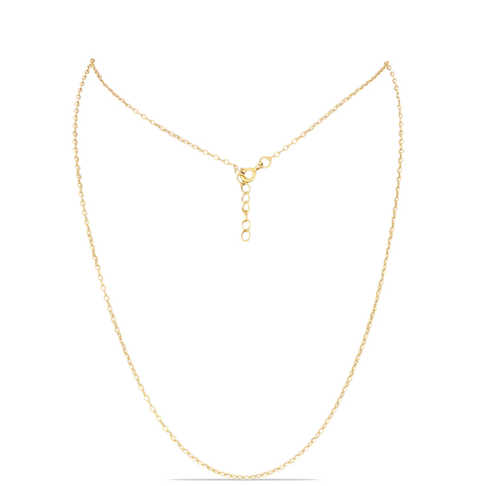 Arannyal Bevont Ezüst Lánc