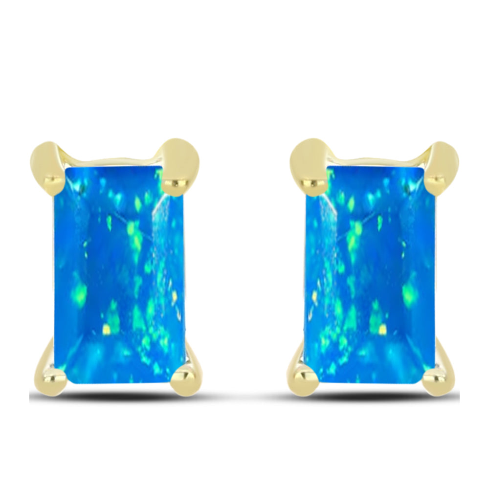 Arannyal Bevont Ezüst Fülbevaló Etiópiai Paradicsomi Opállal