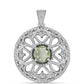 Ezüst Medál Zöld Ametiszttel